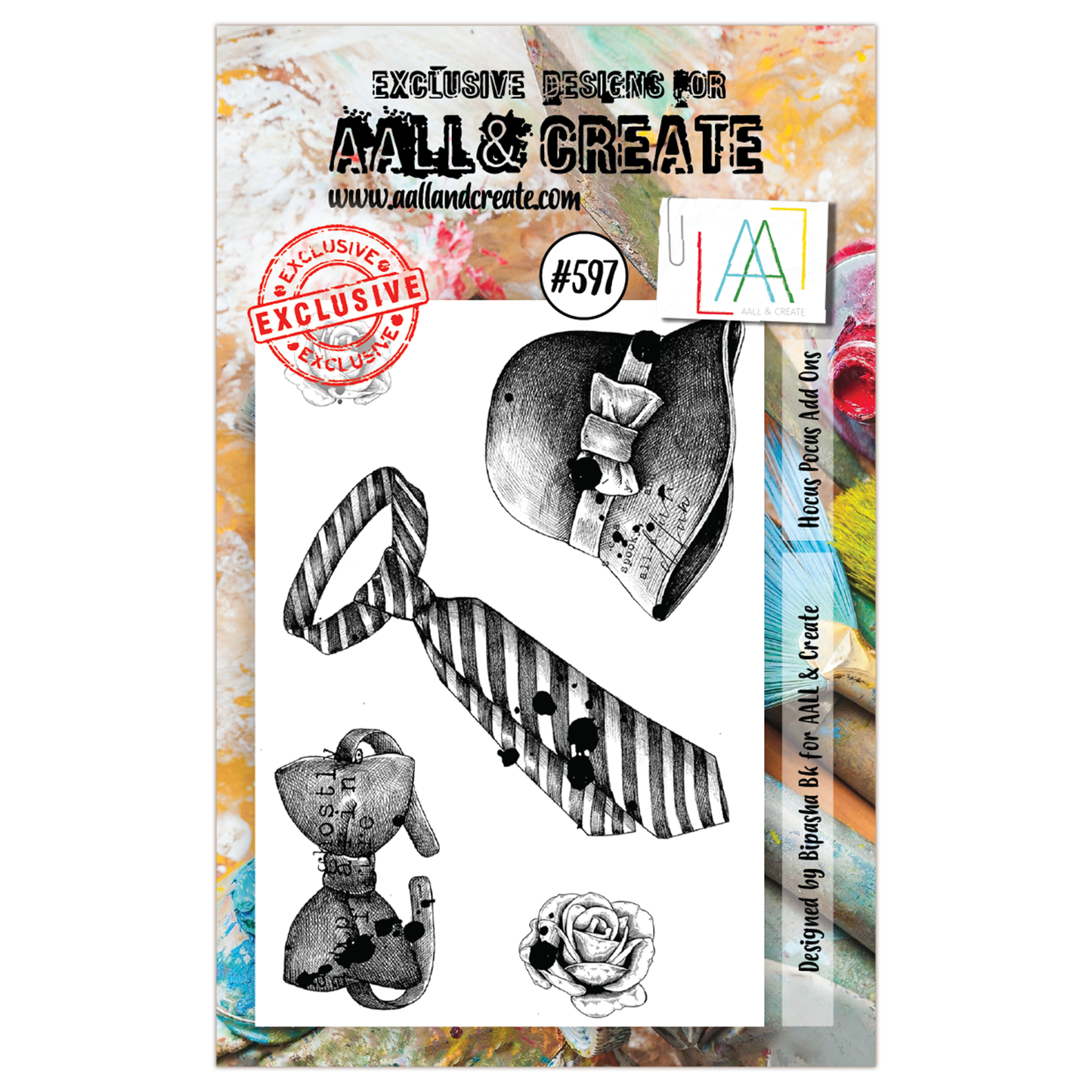 #597 - A7 Clear Stamp Set - Hocus Pocus Add Ons