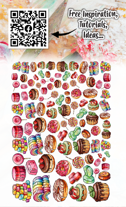 #59 - A6 Ephemera Die-Cuts - Candies & Doughnuts