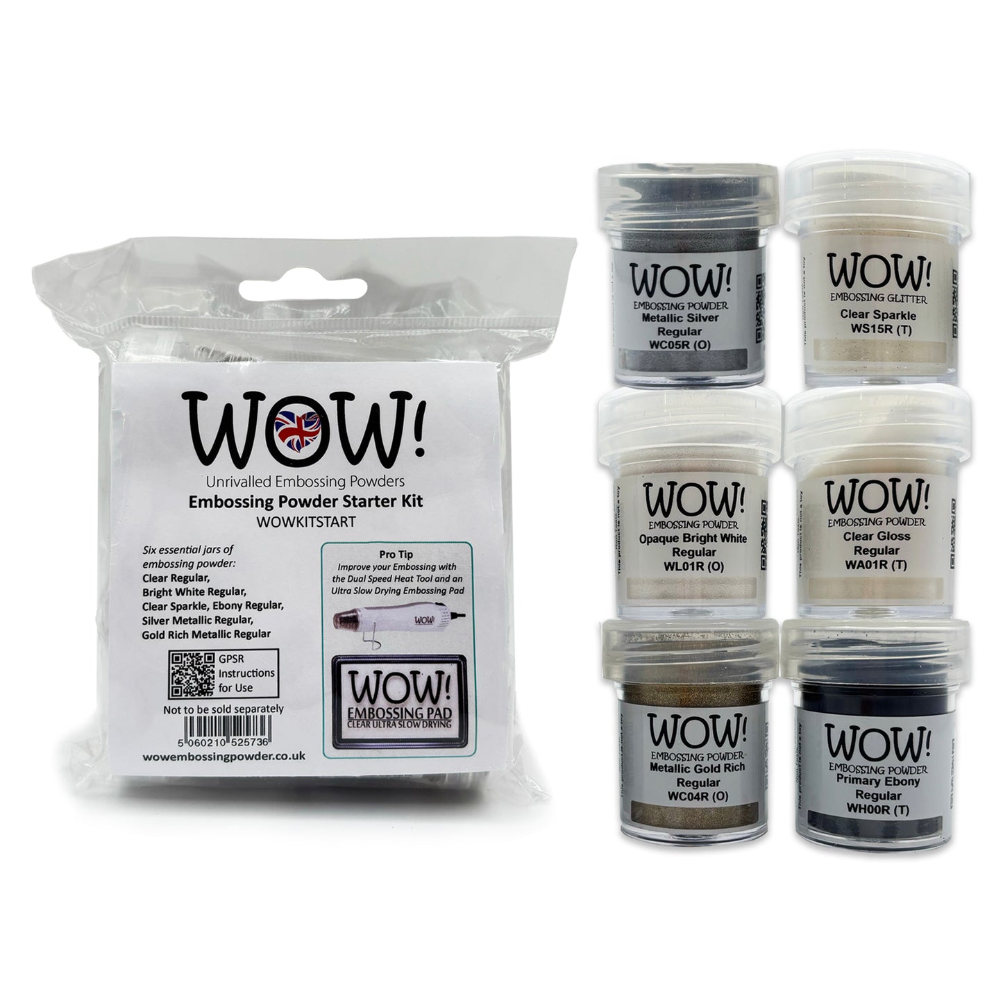 WOW Embossing Powder Starter Kit-Without Case