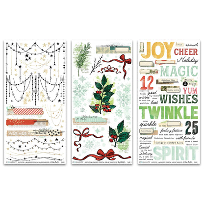 49 And Market Mistletoe And Memories Rub-On Transfer Set - Essential