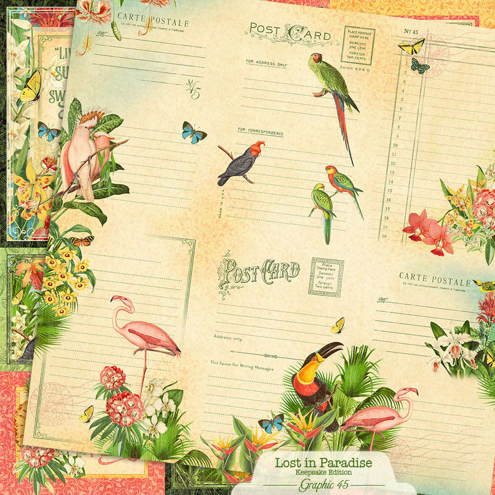 Graphic45 Lost in Paradise - Updated Keepsake Edition Preorder*
