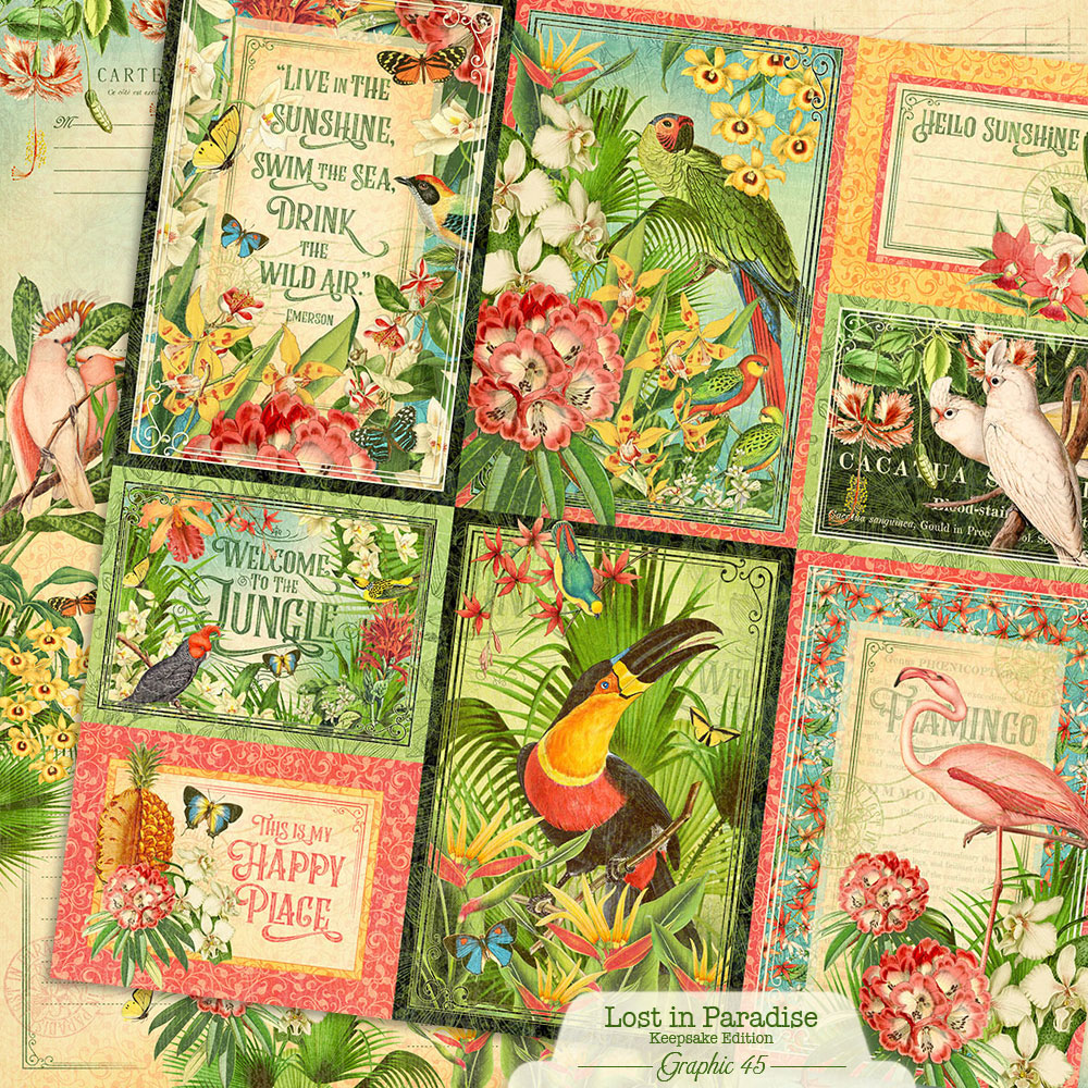 Graphic45 Lost in Paradise - Updated Keepsake Edition Preorder*