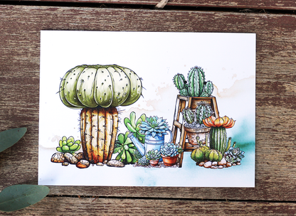 #1073 - A6 Stamp Set - Botanical Bliss