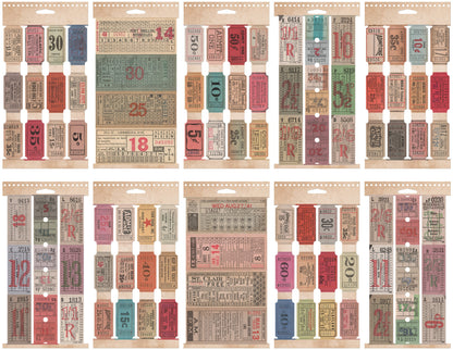 Idea-ology Tim Holtz Ticket Book 104 Pcs -Ticket Book