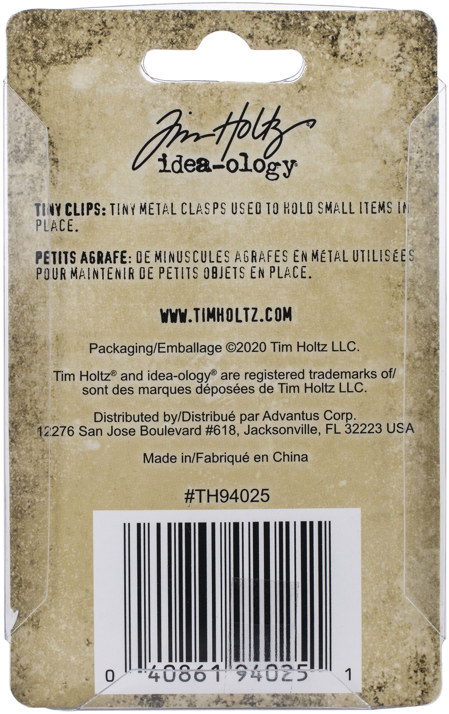 Idea-ology Tim Holtz Tiny Clips-15 Pcs