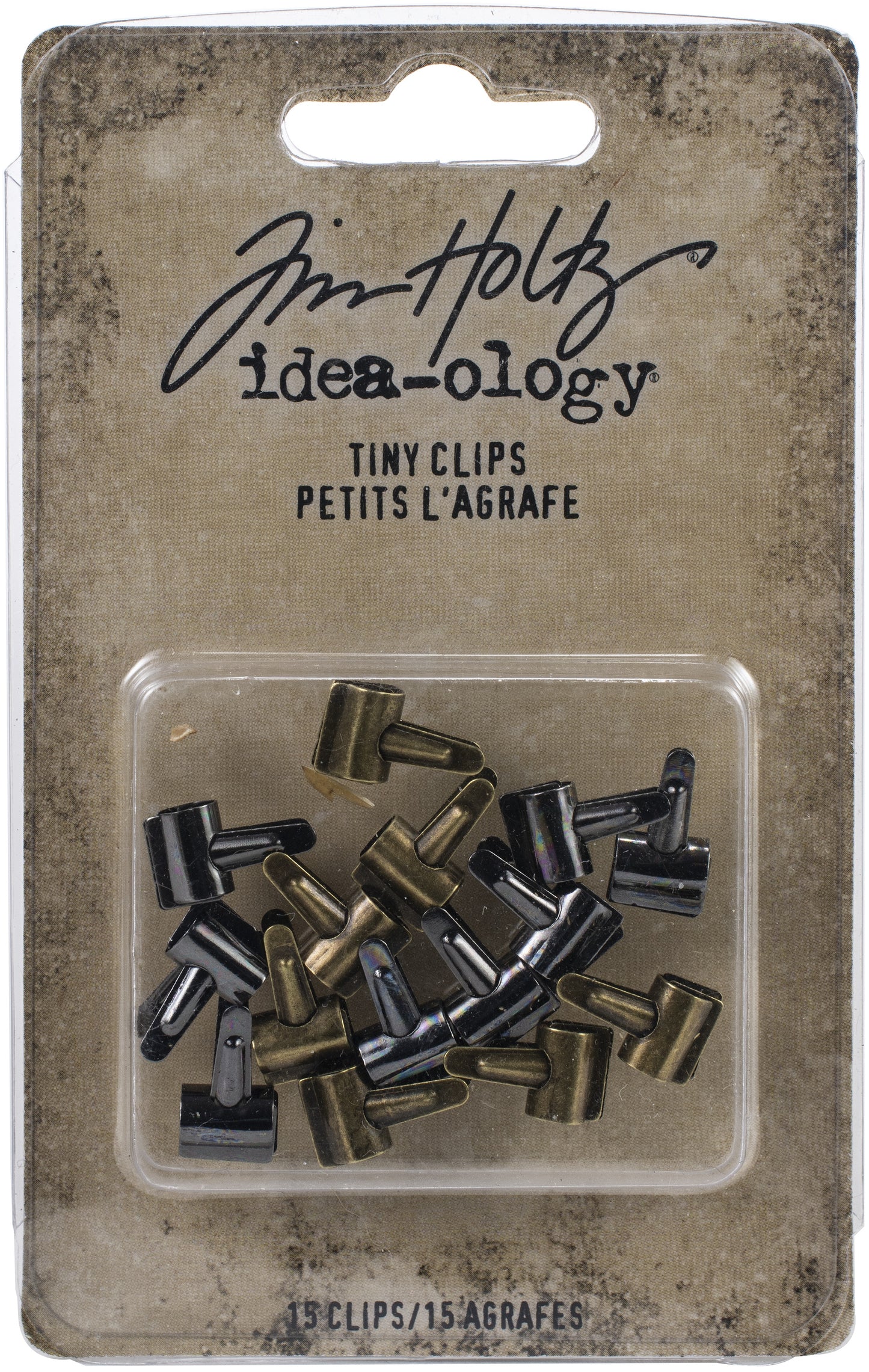 Idea-ology Tim Holtz Tiny Clips-15 Pcs