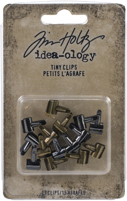 Idea-ology Tim Holtz Tiny Clips-15 Pcs