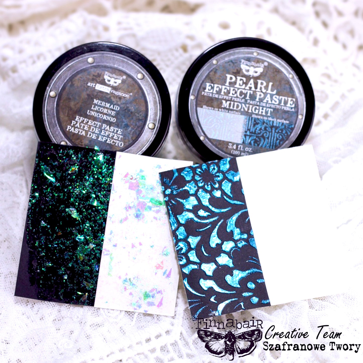 Prima Marketing Finnabair Limited Edition Effect Paste Set Midnight Tides (2x100ml)