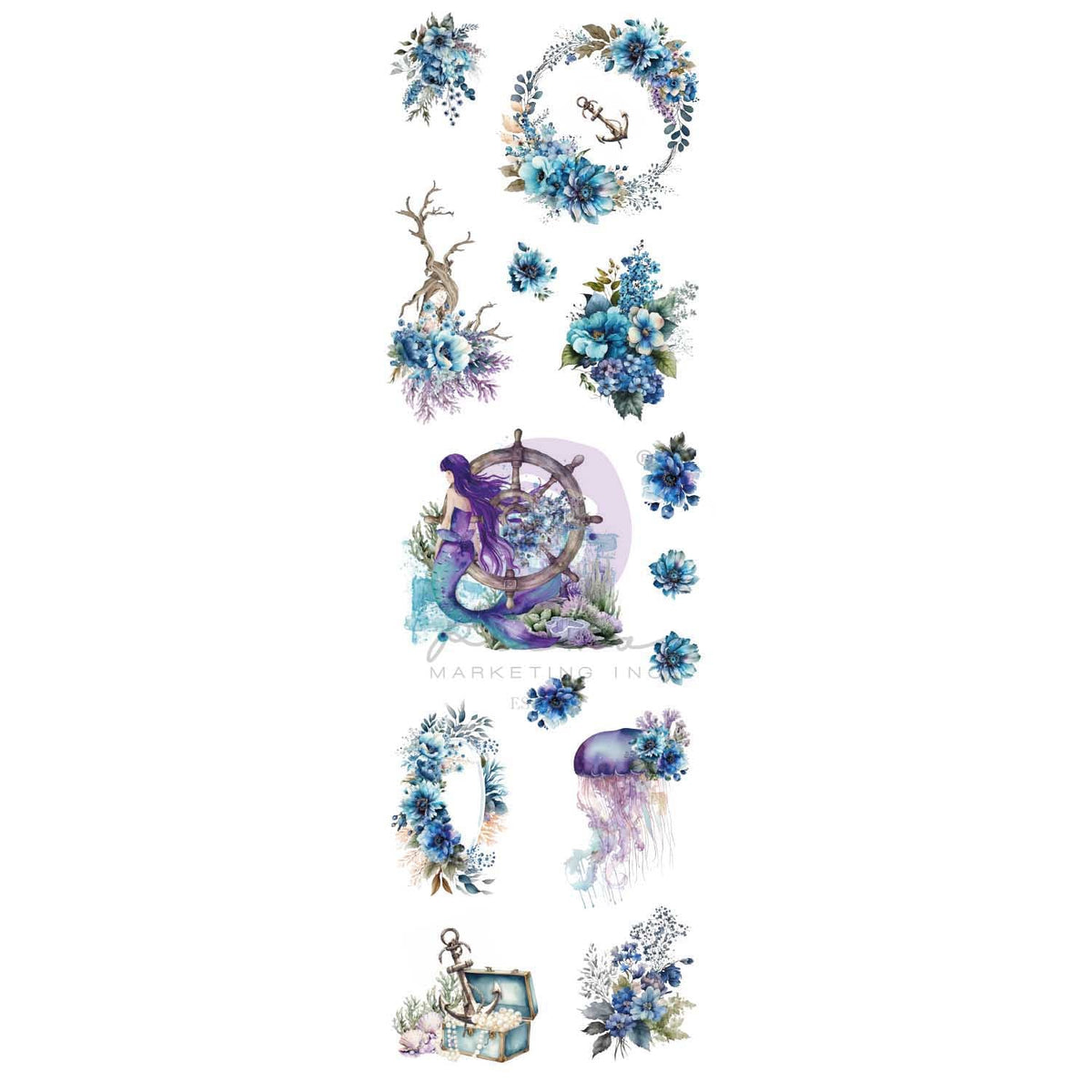Prima Sticker Prima Marketing A Mermaid's Tale Sticker Roll 2m – AALL & Create