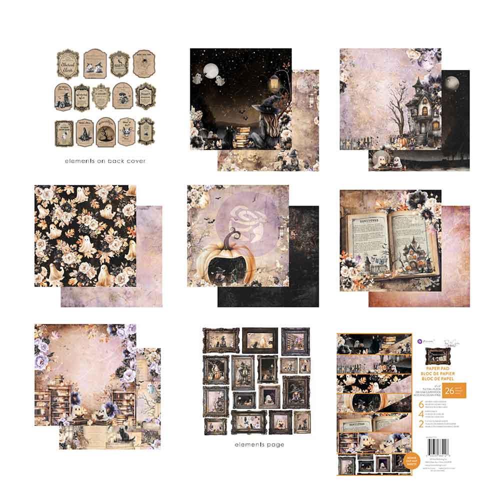 Prima Marketing Bewitched 6x6 Inch Paper Pad
