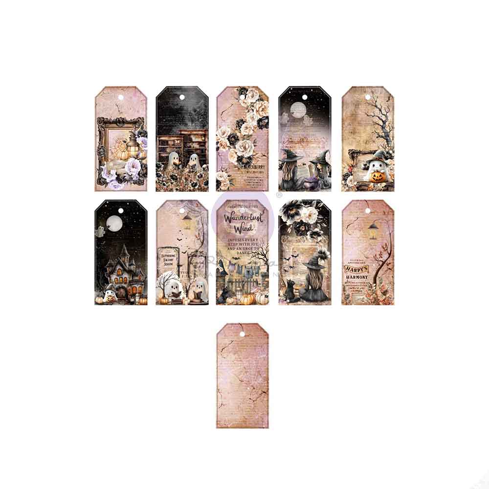 Prima Marketing Bewitched 3x6 Inch Tag Pad