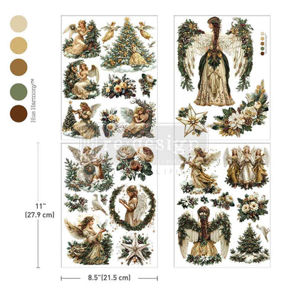 Re-design with Prima Heavenly Wings 8,5x11 Inch Middy Transfers (3pcs)