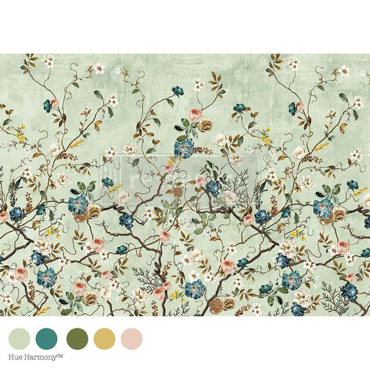 Re-design with Prima Blossom Perch A1 Decoupage Fiber