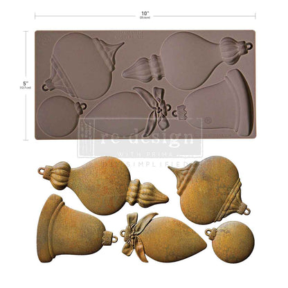 Re-design with Prima Bright Baubles 5x10 Inch Decor Moulds