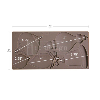 Re-design with Prima Bright Baubles 5x10 Inch Decor Moulds