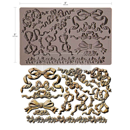 Re-design with Prima Timeless Ties 5x8 Inch Decor Moulds