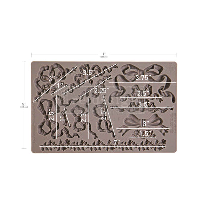 Re-design with Prima Timeless Ties 5x8 Inch Decor Moulds