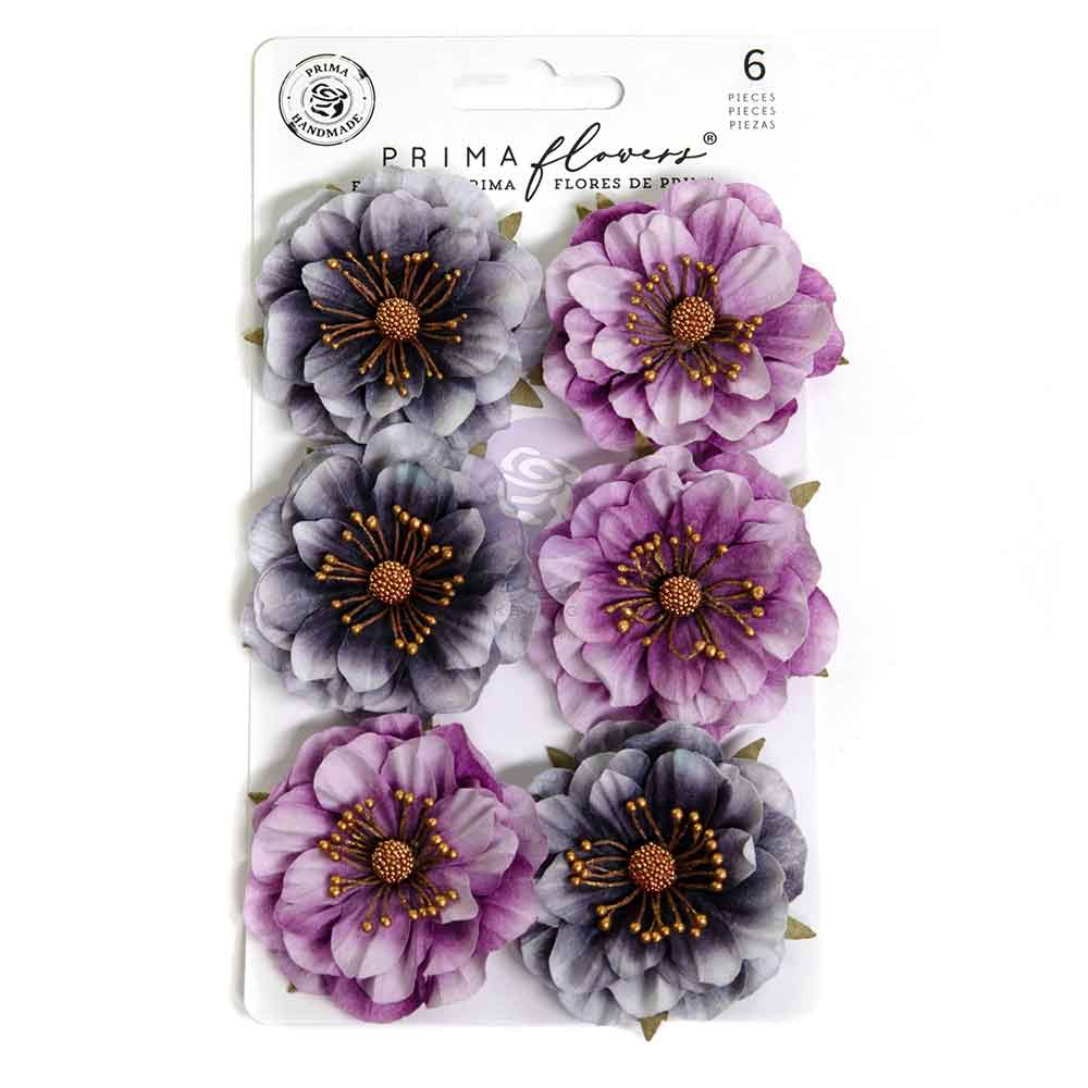 Prima Marketing Bewitched Flowers Moonlit Petals (6pcs)