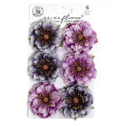 Prima Marketing Bewitched Flowers Moonlit Petals (6pcs)
