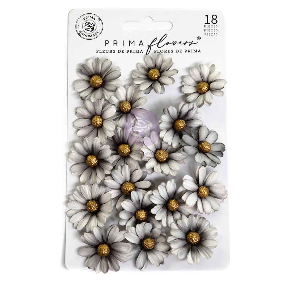 Prima Marketing Bewitched Flowers Ghostly Blooms (18pcs)
