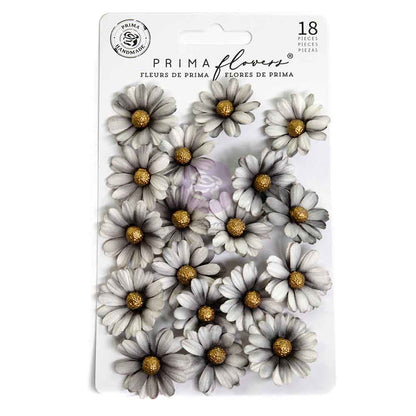 Prima Marketing Bewitched Flowers Ghostly Blooms (18pcs)