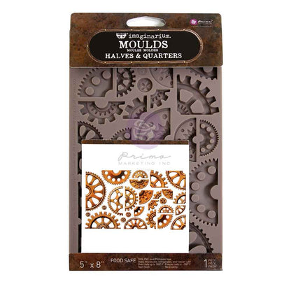 Prima Marketing Finnabair Halves And Quarters 5x8 Inch Decor Moulds