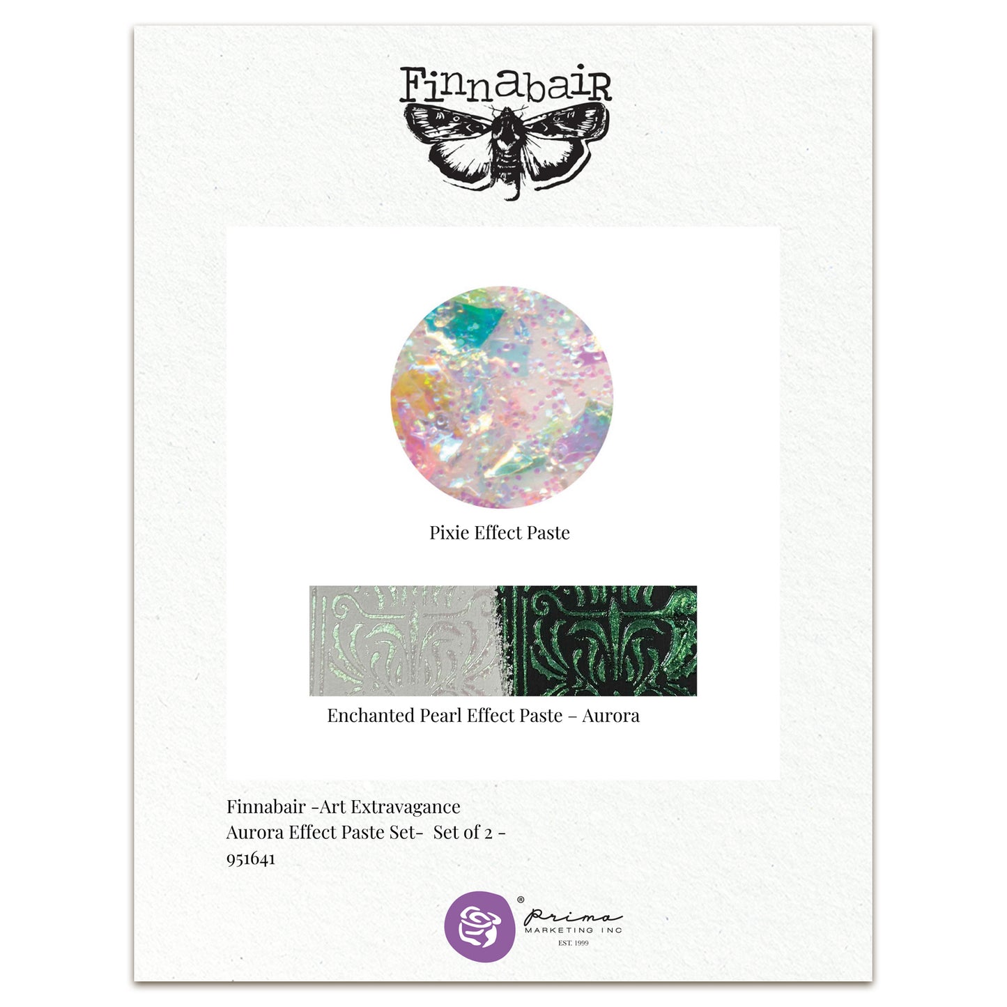 Prima Marketing Finnabair Limited Edition Effect Paste Set Pixie Glow (2x100ml)