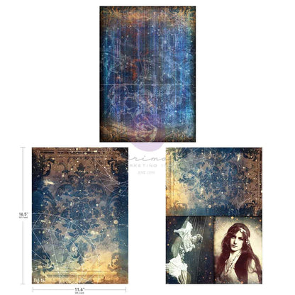 Prima Marketing Finnabair A3 Decoupage Pack Nightdreaming (3pcs)