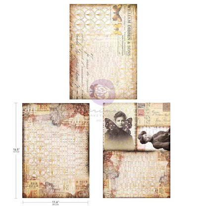 Prima Marketing Finnabair A3 Decoupage Pack Southampton Butterflies (3pcs)