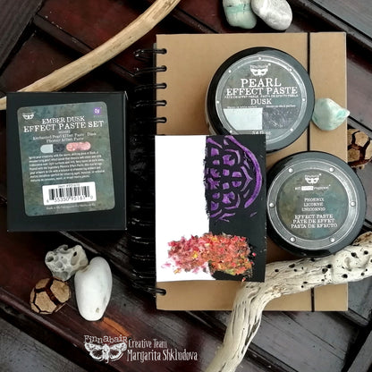 Prima Marketing Finnabair Limited Edition Effect Paste Set Ember Dusk (2x100ml)