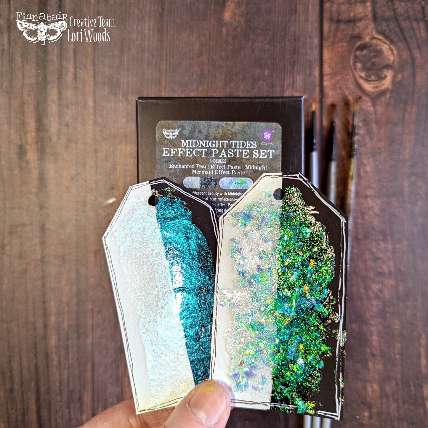 Prima Marketing Finnabair Limited Edition Effect Paste Set Midnight Tides (2x100ml)