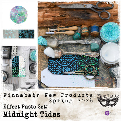 Prima Marketing Finnabair Limited Edition Effect Paste Set Midnight Tides (2x100ml)