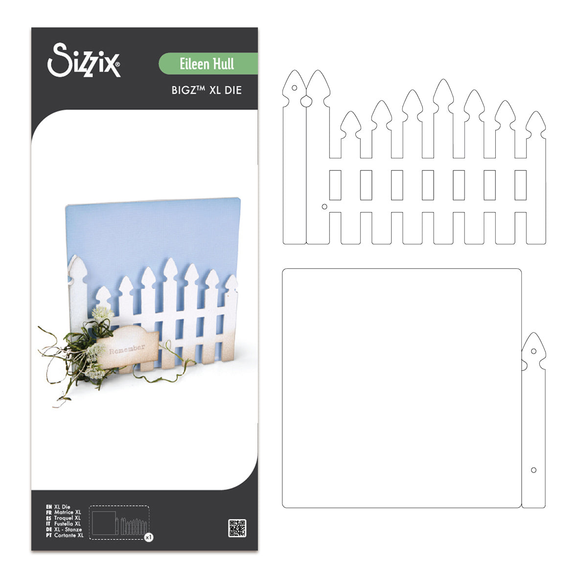 Sizzix ScoreBoards XL Die Garden Gate by Eileen Hull