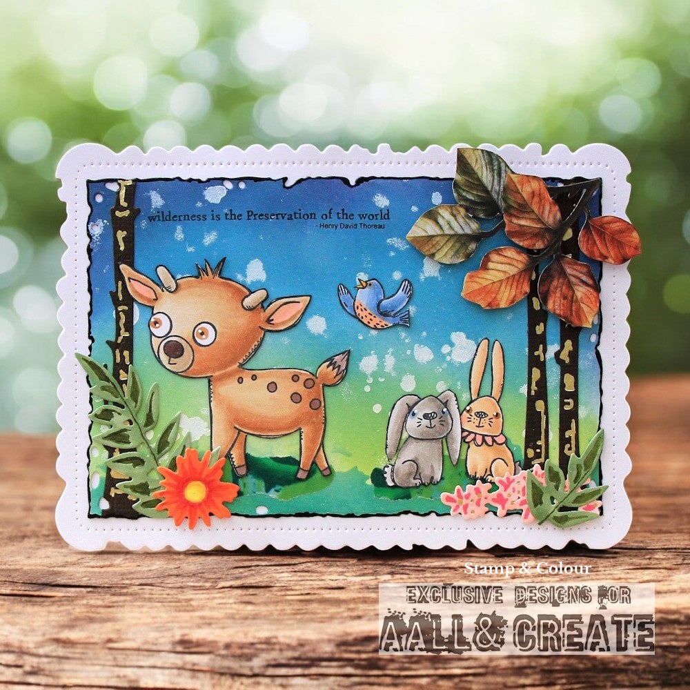 #95 -  Die-Cutting Die Set - Furry Forest