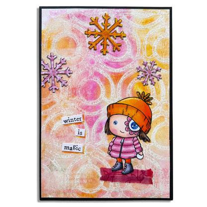 #1194 - A7 Stamp Set - Hey Frosty