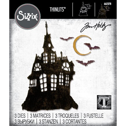 Sizzix Thinlits Die Set 3PK - Haunted House by Tim Holtz
