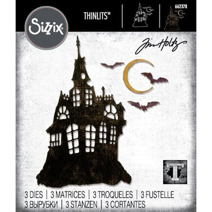 Sizzix Thinlits Die Set 3PK - Haunted House by Tim Holtz