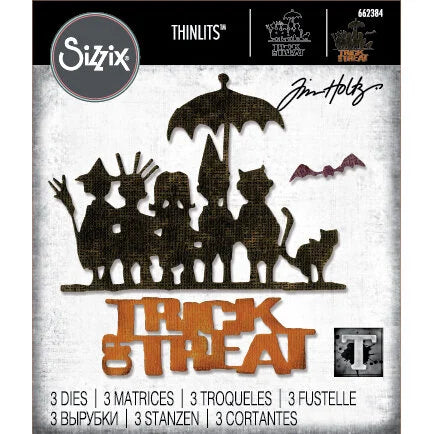 Sizzix Thinlits Die Set 3PK - Trick-or-Treat by Tim Holtz