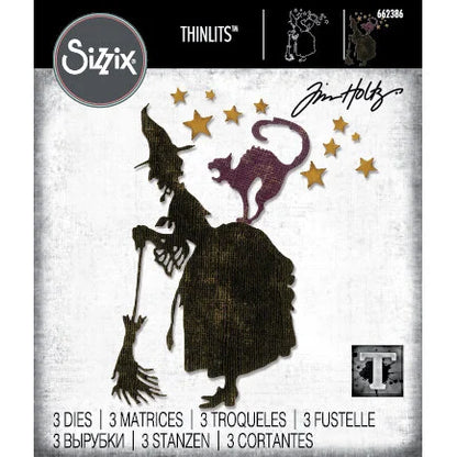 Sizzix Thinlits Die Set 3PK - Witchcraft by Tim Holtz
