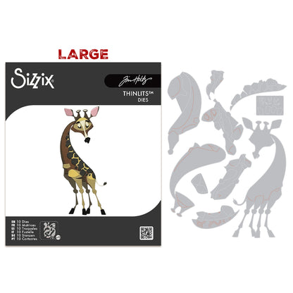 Sizzix Thinlits LARGE Colorize Die by Tim Holtz Gertrude (10pcs)