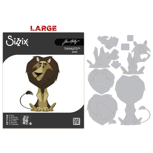 Sizzix Thinlits LARGE  Colorize Die by Tim Holtz Harrison (9pcs)