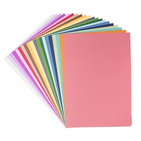 Sizzix Surfacez Cardstock Sheets A4 Muted Colors (80Pcs)