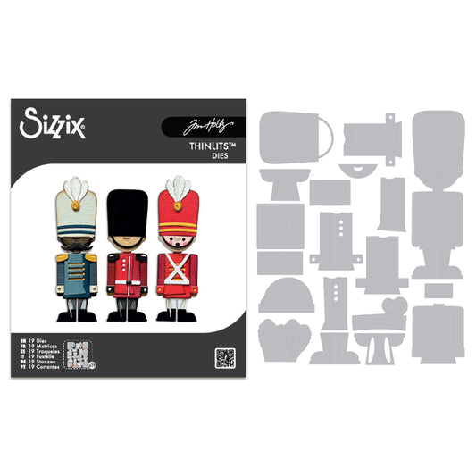 Sizzix Tim Holtz Thinlits Die Set 19PK - Classic Harvey, Colorize