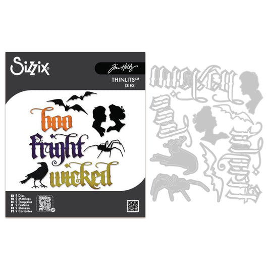 Sizzix Thinlits Die by Tim Holtz Vault Gothic Portraits (9pcs)