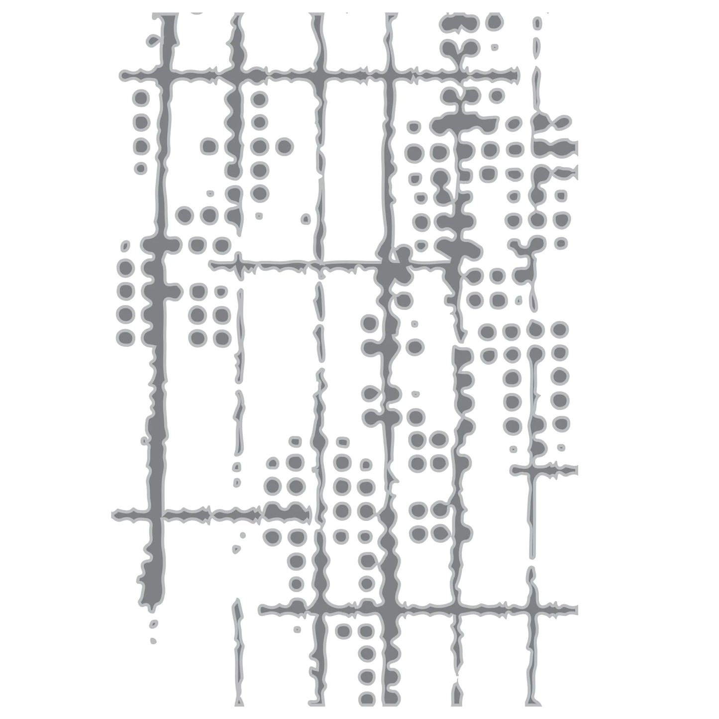 Sizzix Multi-Level Embossing Folder - Dot Matrix by Seth Apter