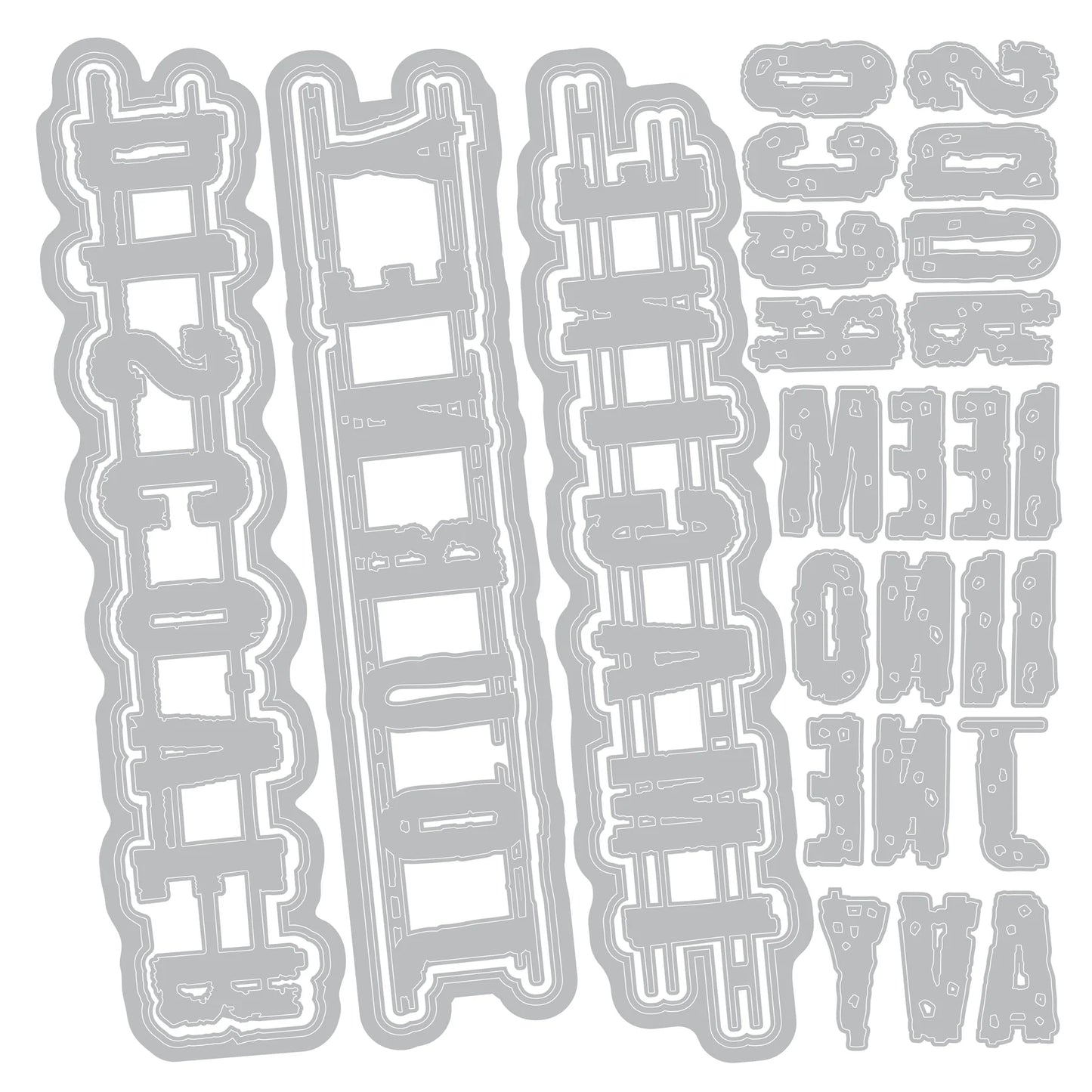 Sizzix Thinlits Die Set 28PK - Word Wafers #1 by Seth Apter