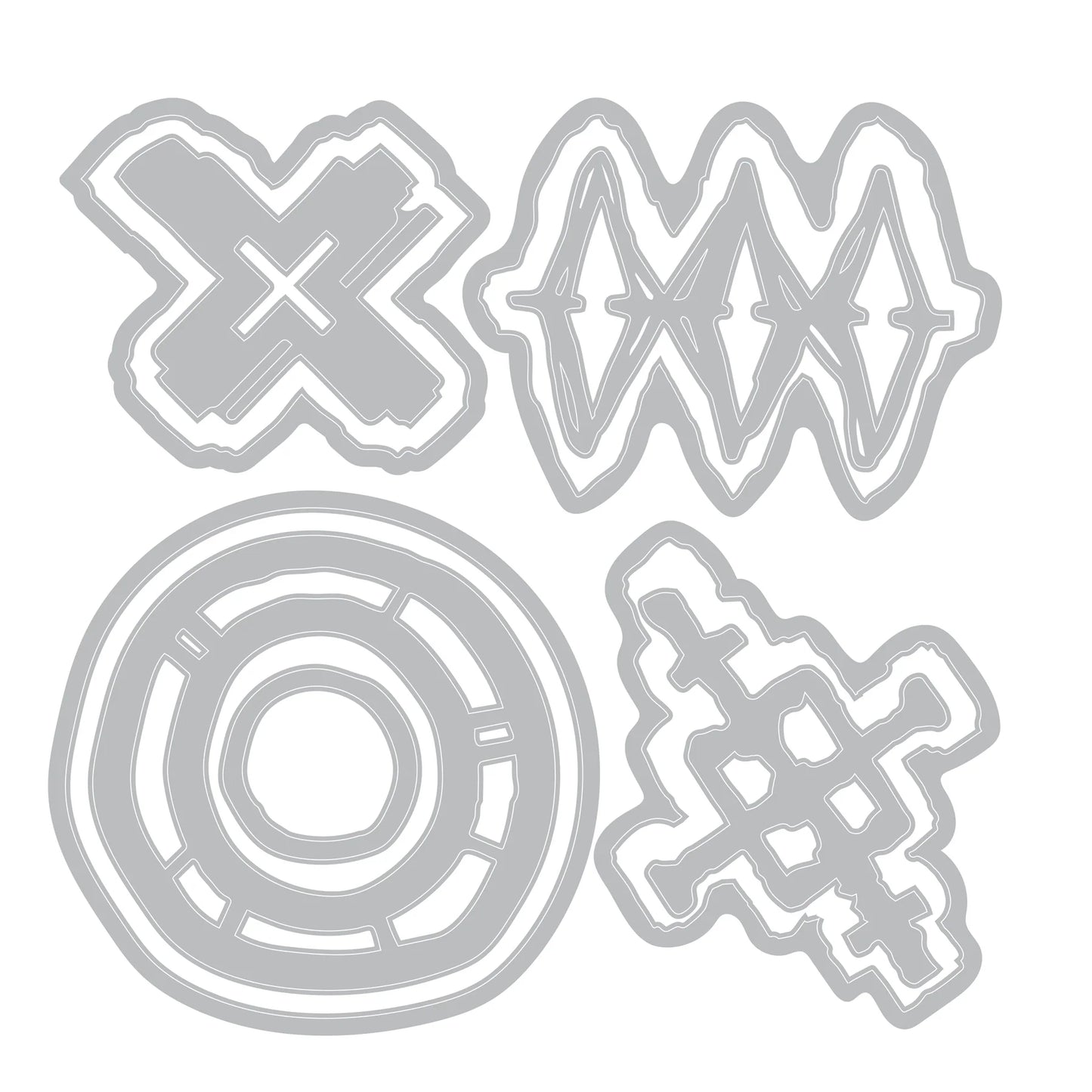 Sizzix Thinlits Die Set 9PK - Roundabouts by Seth Apter