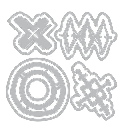 Sizzix Thinlits Die Set 9PK - Roundabouts by Seth Apter