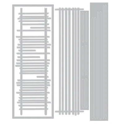 Sizzix Thinlits Die Set 5PK - Tracks by Seth Apter