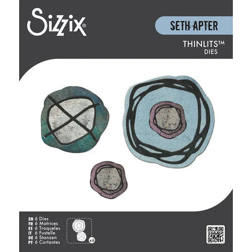 Sizzix Thinlits Die Set 6PK - Twisters by Seth Apter